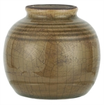 1352-31 vase mini med riller og krakeleret glasur fra Ib Laursen - Tinashjem